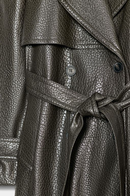 FAUX LEATHER COAT - Zara фото 9