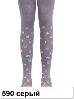 Колготки дет.ESLI 21С-72СПЕ, р.80-86 - 590 серый - Conte elegant фото 2
