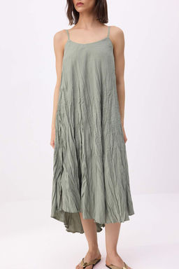 Murdum Crinkle Maxi Dokuma Elbise TWOSS26EL00762 - Trendyolmilla фото 7