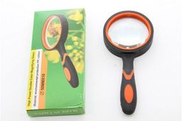 Лупа увеличительная 50mmХ10 чёрн-оранжевая