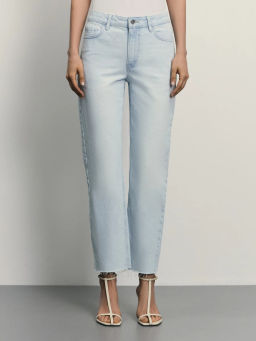 Джинсы straight укороченные / Zarina  фото 7