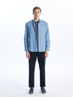 Slim Fit Uzun Kollu Oxford Erkek G?mlek