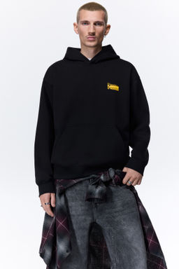 Sudadera estampada con capucha Loose Fit - H&m фото 6