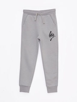 Kap??onlu Batman Bask?l? Uzun Kollu Erkek ?ocuk Sweatshirt ve E?ofman Alt? - Waikiki фото 3