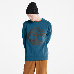 Толстовка Timberland Sweatshirt Kenneber Tree Logo Crew Neck Regular черная