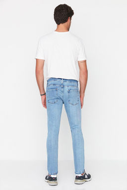 TRENDYOL MAN Siyah Skinny Fit Esnek Kumas Dar Kesim Jeans TMNAW23JE00047 - Trendyolmilla фото 54