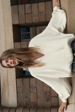 SATIN WRAP BLOUSE - Zara фото 11