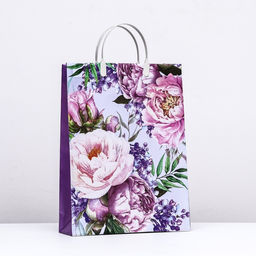 Цена за 5 шт. Пакет Цветущий Момент, мягкий пластик, 39 х 29,5 х 8,5 см, 140 мкм