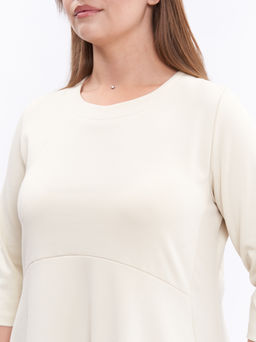 Платье из плотного трикотажа PP34306WHT04 - Артесса фото 7