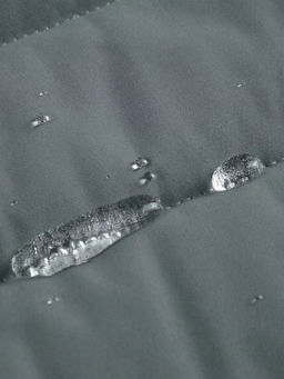 Куртка женская стёганая с капюшоном с графеновой подкладкой цвета хаки 9624_1Kh