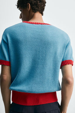 CONTRAST KNIT T-SHIRT HARRY LAMBERT FOR ZARA X DISNEY