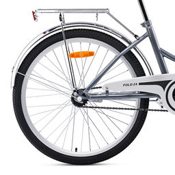 Велосипед 24" Rocket City Fold 24, цвет серый, размер 16"