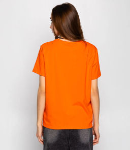 Футболка #1S600, апельсин