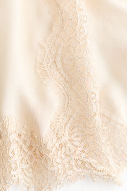 Top de tirantes con ribetes de encaje - H&m фото 4