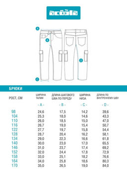 20130440003, Брюки джинсовые детские для мальчиков Factum синий - Acoola фото 5
