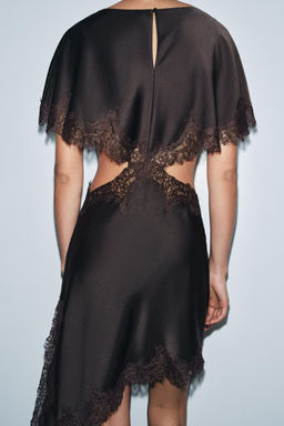 ZW COLLECTION CUT-OUT LACE DRESS - Zara фото 3