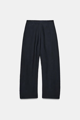ZW COLLECTION WIDE-LEG PLEATED TROUSERS - Zara фото 10