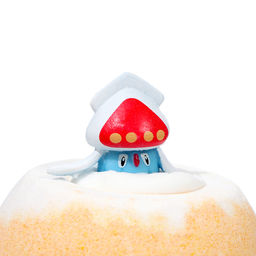 Бомбочка для ванны детская с игрушкой оранжевая 100 г