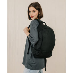 Рюкзак текстильный 46х30х10 см, вертикальный карман, цвет чёрный - Nazamok фото 7