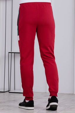 брюки спортивные 
 3.MM107B-бордовый - Iron man фото 7