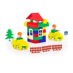 Конструктор Строитель (76 элементов) (в пакете) - Полесье фото 2