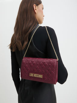 Клатч LOVE MOSCHINO SMART DAILY BAG Артикул 4064995, вишневый  фото 2