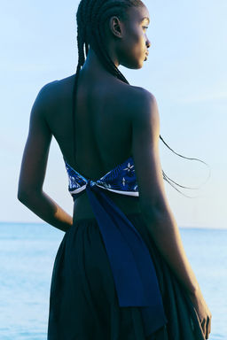 Top bandeau cropped - H&m фото 3