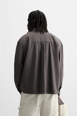 LIGHTWEIGHT DENIM SHIRT - Zara фото 3