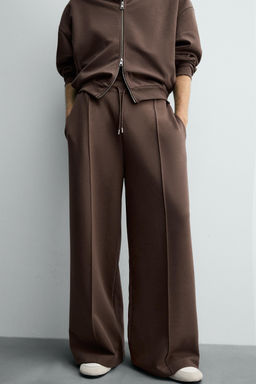 LABEL INTERLOCK TROUSERS - Zara фото 6