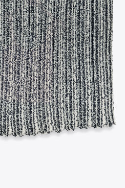 STRIPED KNIT CROP TOP - Zara фото 6