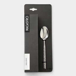 Набор ложек чайных Magistro Олин, длина 13 см, 6 шт, нержавеющая сталь, цвет серебряный фото 7