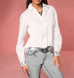 Блузка рубашечного кроя, экрю