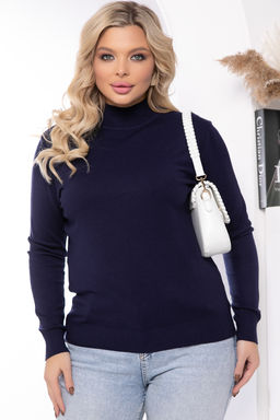 Водолазка Осенняя история (темно-синяя) Б7871 - Lt collection фото 13