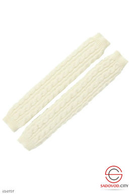 Женские вязаные перчатки без пальцев - Bruno фото 3