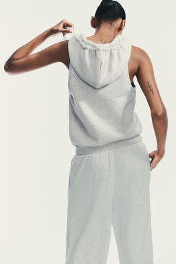 FLEECE HOODED GILET - Zara фото 4