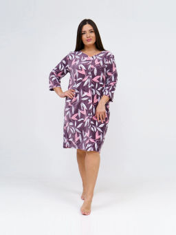 Халат женский, цвет коричневый