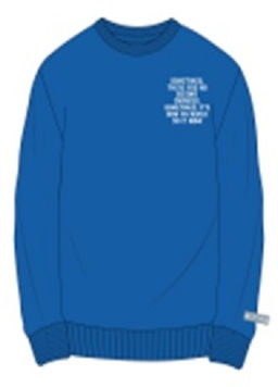 CRB wear/FWXM 60198-42 Джемпер мужской,синий/Ex.Cherubino