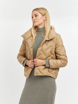 Пуховик женский укороченный на кнопках - Glenfield фото 4