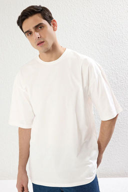 TRENDYOL MAN Koyu Kahverengi Oversize/Genis Kesim %100 Pamuklu Bask?l? T-Shirt TMNSS25TS00070 - Trendyolmilla фото 11