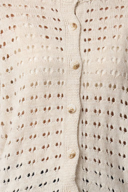 TRENDYOLMILLA Ekru Dantel Detayl? Ajurlu/Delikli Triko H?rka TWOAW25HI00293  фото 3