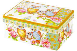 Сахарница 450 мл 16,5*11*10,5 см Совушки NEW BONE CHINA - Elan gallery фото 9
