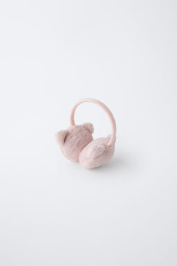 FAUX FUR MOUSE EARMUFFS