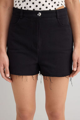Trendyolmilla Siyah %100 Pamuk Gabardin City Boy Sort & Bermuda TWOSS25SR00211  фото 5