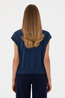 Kad_n Lacivert Sweatshirt Sepette S_rpriz _ndirim - U.s. polo assn фото 5
