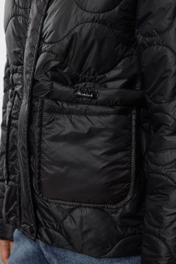 TRENDYOLMILLA Gri Regular Kal?p Dik Yaka Kapitone Mont TWOAW25MO00175  фото 6