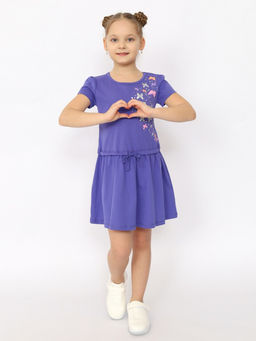 CRB wear/CSKG 63765-44-395 Платье для девочки,фиолетовый/Ex.Cherubino  фото 5