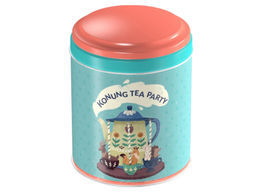 Жестяная банка для хранения чая
