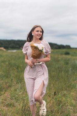 Платье Джуана (розовый) - Nadi bordo фото 7