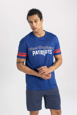 DeFactoFit Футболка стандартного кроя с круглым вырезом и короткими рукавами NFL New England Patriots  фото 4