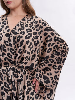 Шелковая леопардовая блузка TBL73537LEO18 - Артесса фото 4